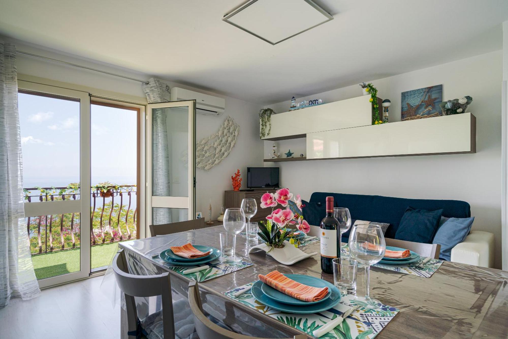 Apartamento La Goccia Sul Mare Letojanni Exterior foto